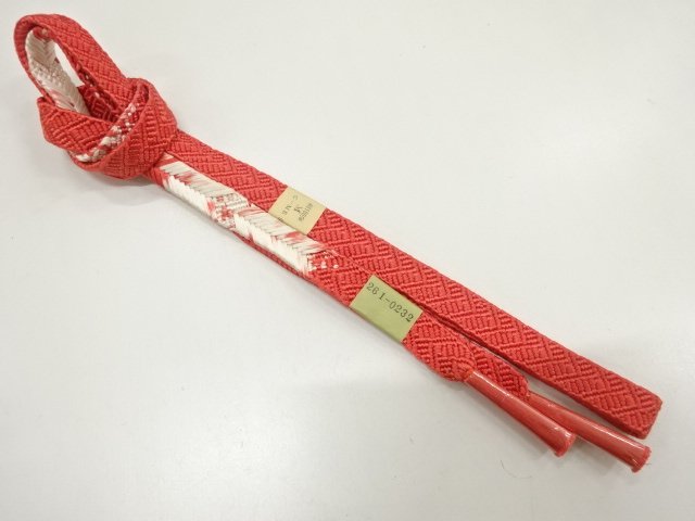 未使用品　正絹　手組帯締め